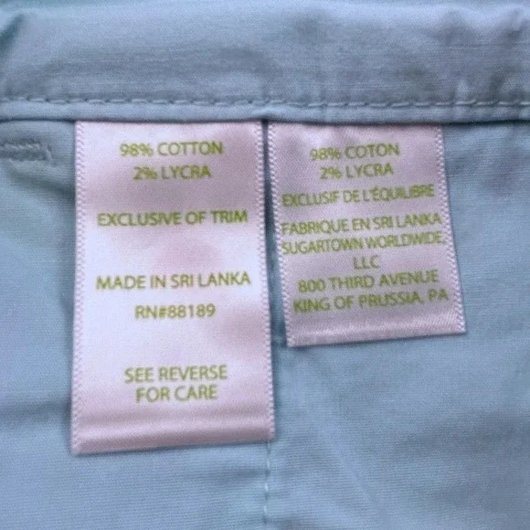 Lilly Pulitzer Scalloped Hem Shorts Tropical Print Size 10 NWOT Resort